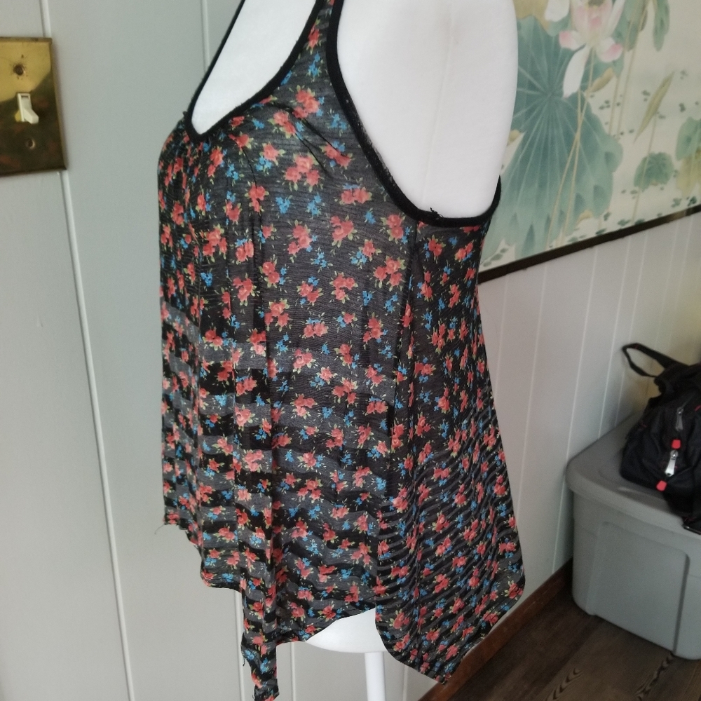 Soprano Floral Racerback Tank - Picture 2 of 3